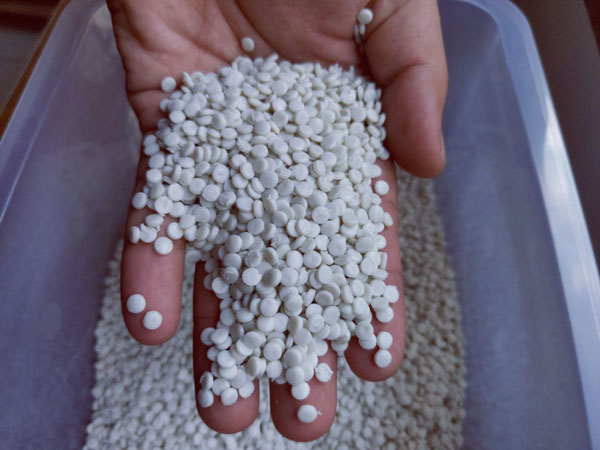 三明白色高密度聚乙烯HDPE再生颗粒