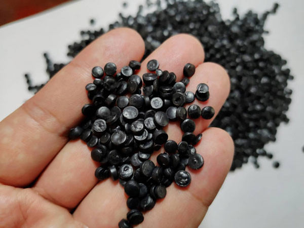 三明黑色HDPE再生管道颗粒料